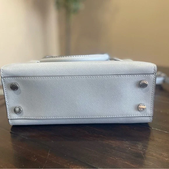 Michael Kors Blue Satchel with Structured Design - Picture 4 of 9